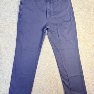 J. Crew Broken in Classic Fit Pants Navy Blue Men's Size 32 × 40